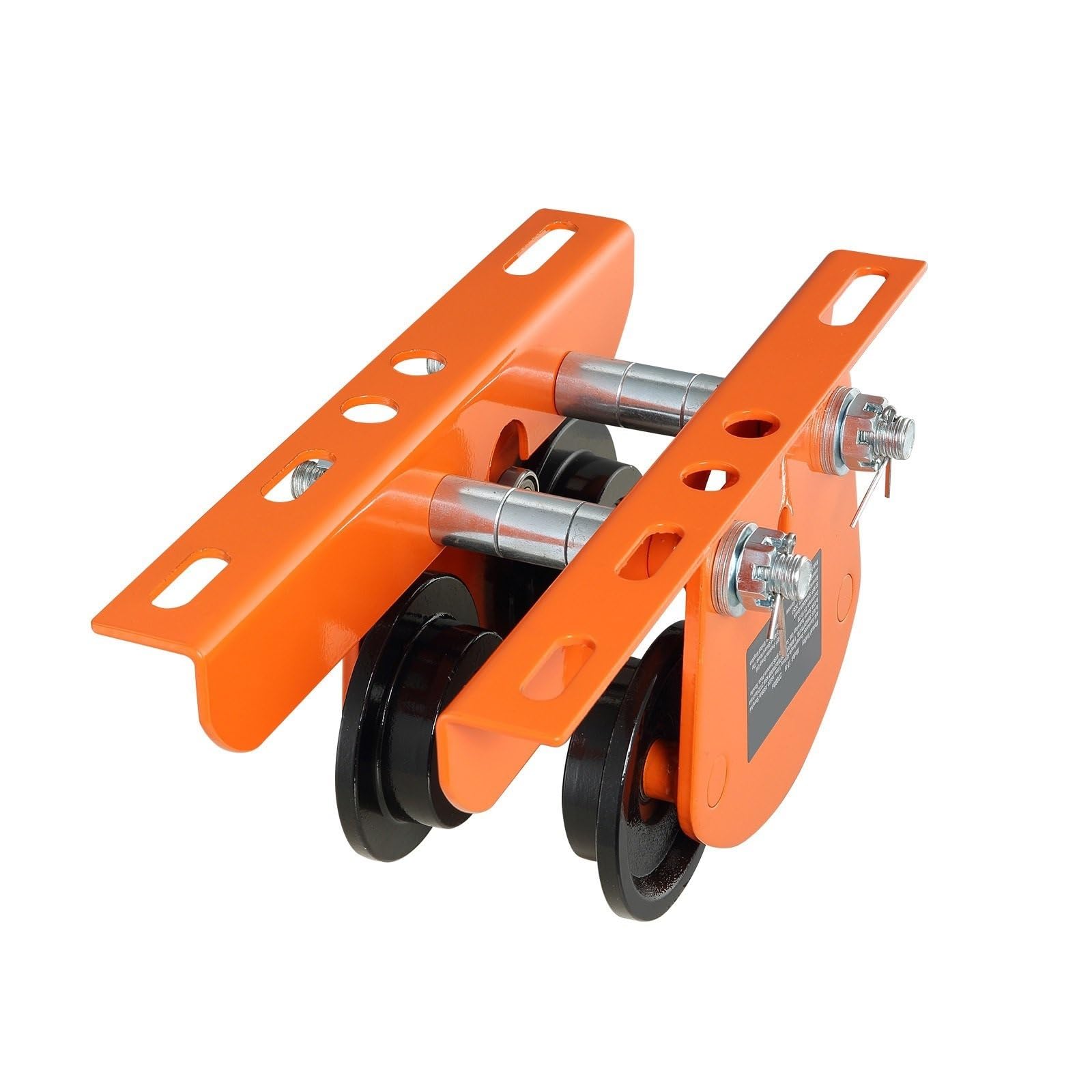 TILIEINE Electric Hoist Manual Trolley 2200 Lbs/1T Capacity Push Beam Trolley With Dual Wheels Electric Hoists(1T)