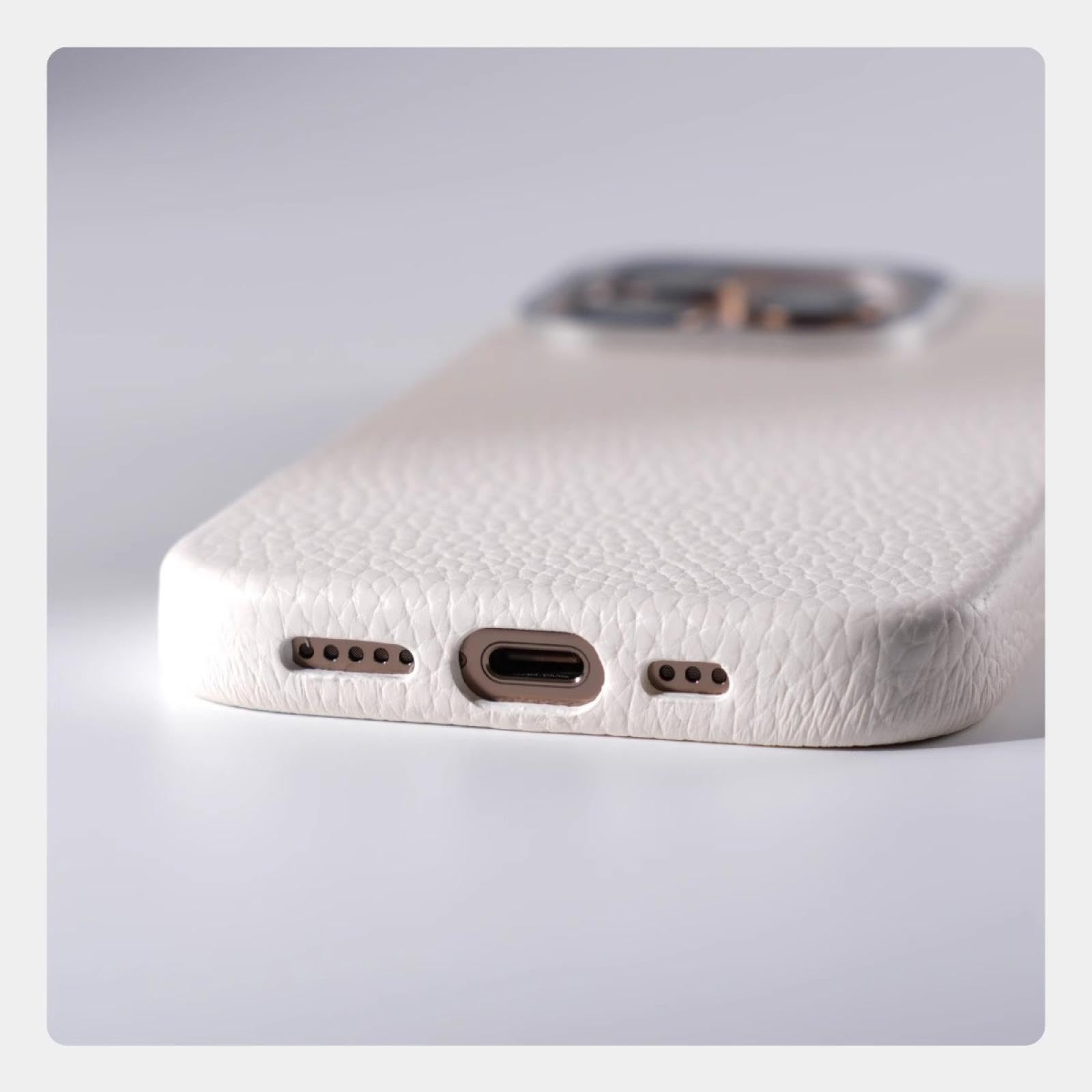 Amazon.co.jp: RNOZX iPhone 14用 ソリッドカラー PUレザーテクスチャ