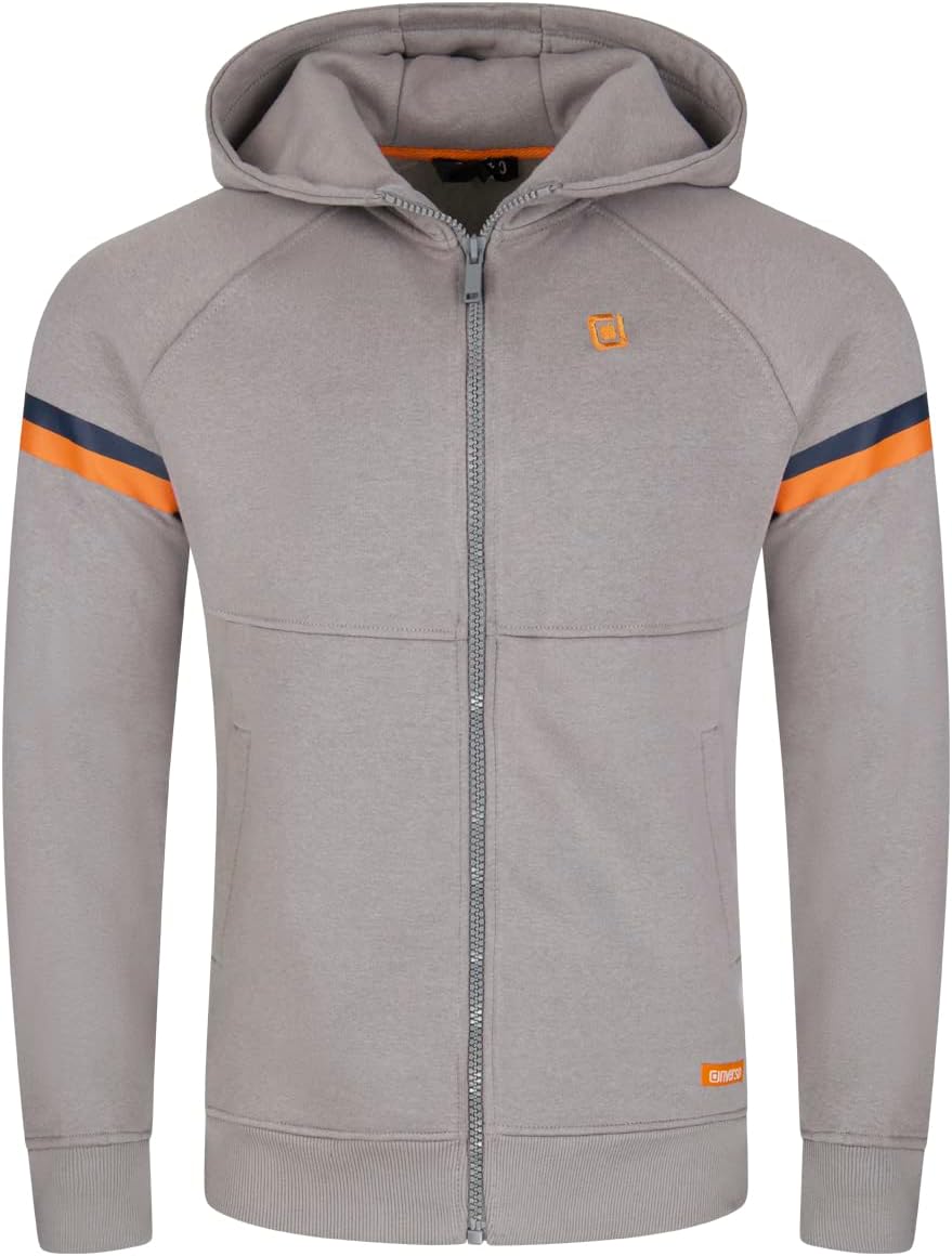 riverso RIVDanilo Hoodie met capuchon voor heren, ritssluiting, capuchon, katoen, zwart, grijs, blauw, rood, groen, S, M, L, XL, XXL, 3XL, 4XL, 5XL, Donkerblauw, L