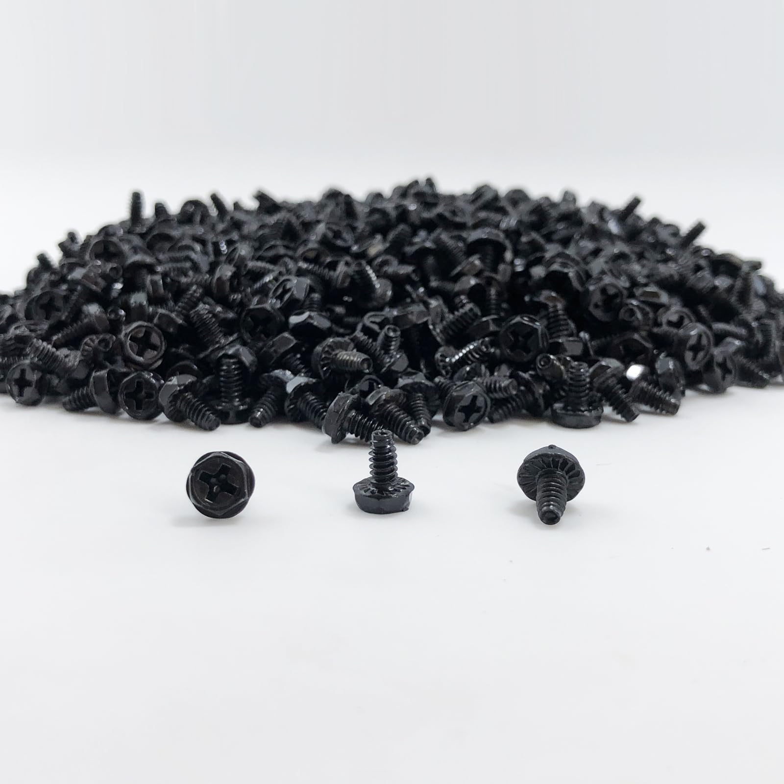 Bfenown100PCS 6#-32x6 Hex Phillips Head Replacement PC Computer Case Mounting Screws Fastener for Building Repairing and Maintaining Computer Systems-image-46