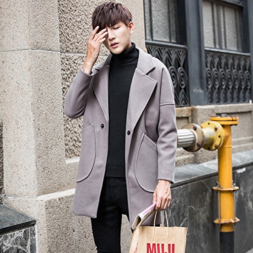 Manteau Coupe-Vent dans Le Long lâche pour automne et hiver en taille XXL coloris B