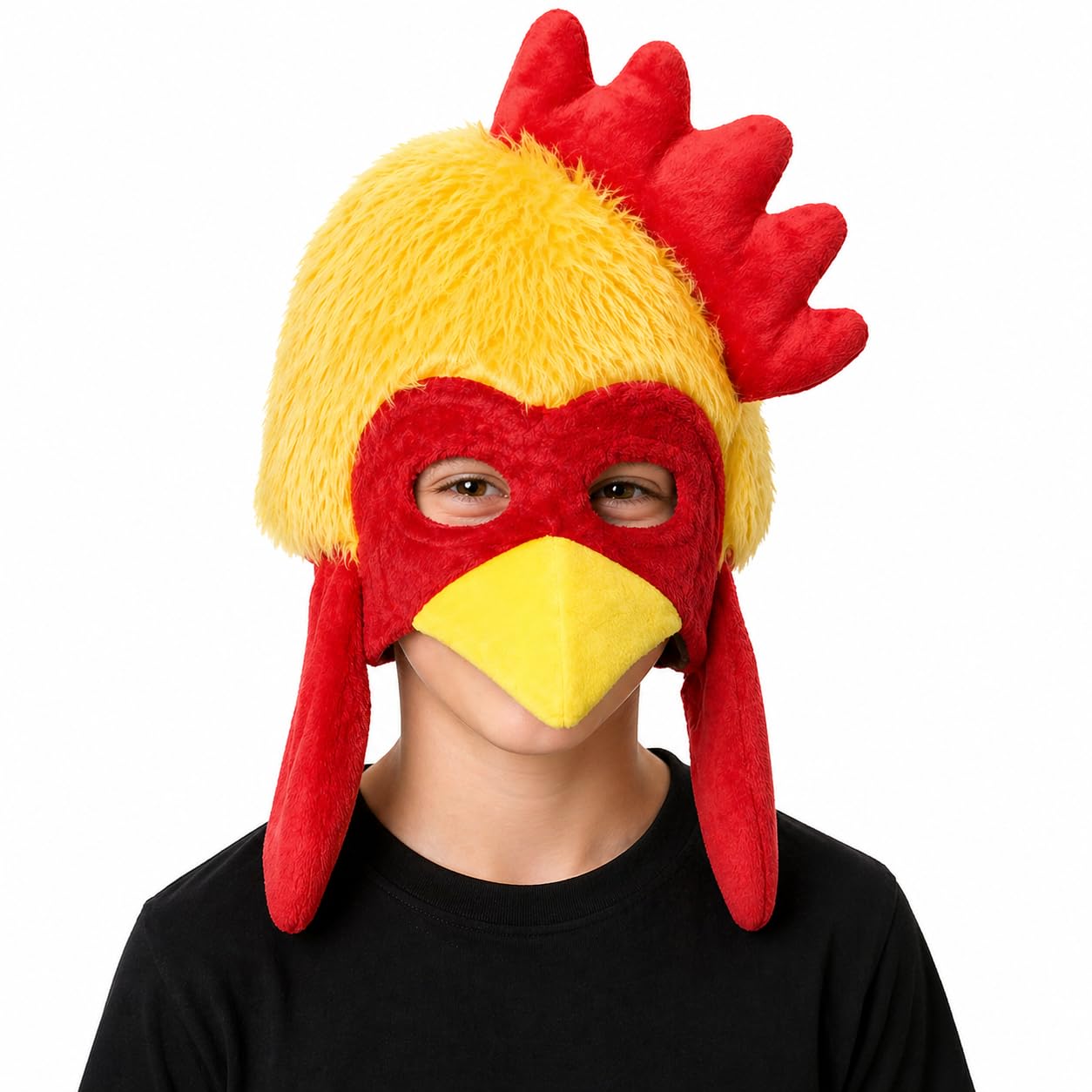 Halloween Costume Hat Animaux Vêtements unisexe Taille gratuit Taille unique Poulet orange