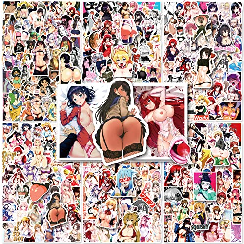 Sexy Girl Stickers for Adults, 500pcs Anime Waifu Dirty Stickers, Some Uncensored Stickers for Water Bottles, Hentai Stickers Pack Decals for Car, PS5