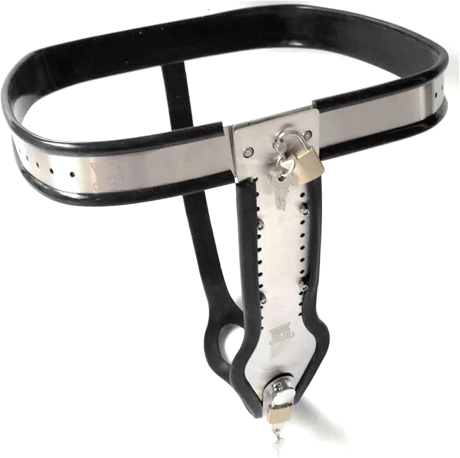 Metal Chastity Belt for Women with Vaginal Plug and Anal Plug, BDSM Chastity Pants, Invisible Chastity Belt, Slave Role Play, Bondage, SM Fetish, Slave Erotic Costumes