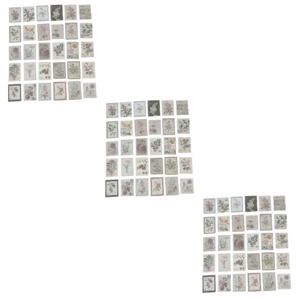 Autocollants rétro timbres pour illustrer un journal de bord et un album de souvenirs