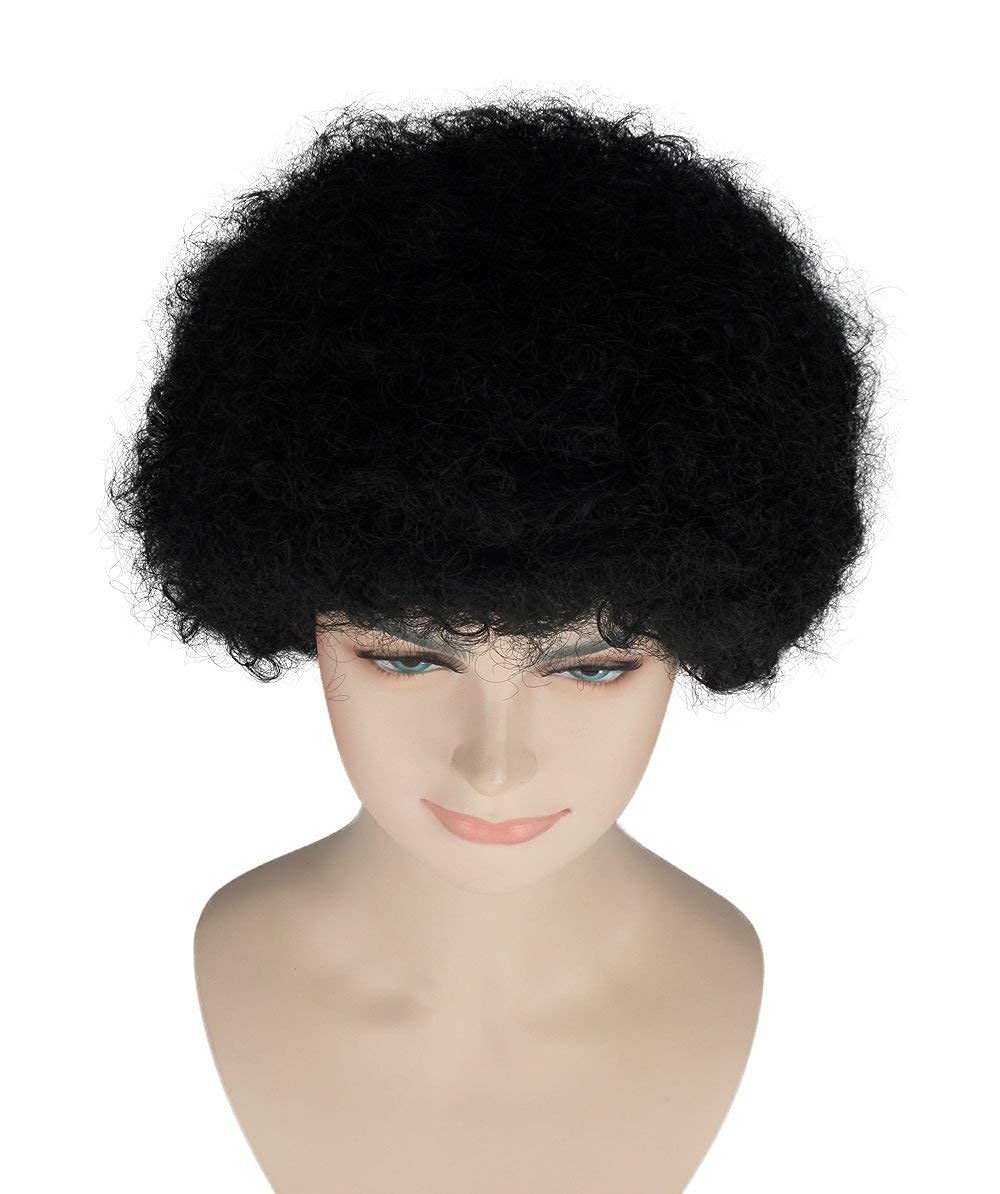 Halloween Party Online Afro Wig, Black Adult HW-245A