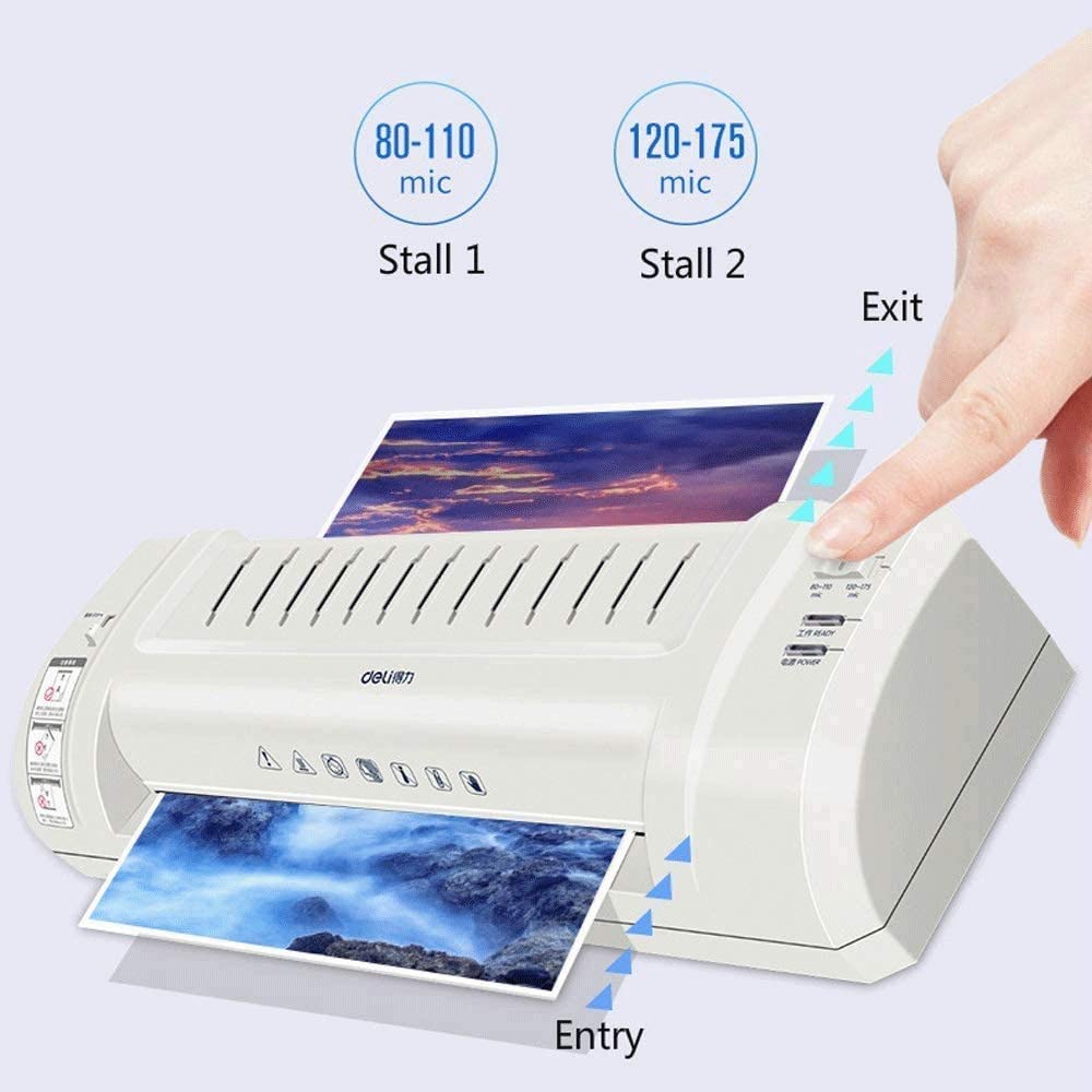 Laminator, Laminator na gorąco, Przenośny laminator na gorąco A3 A4 z ustawieniami na gorąco i na zimno dla dokumentów/plakatów/zdjęć