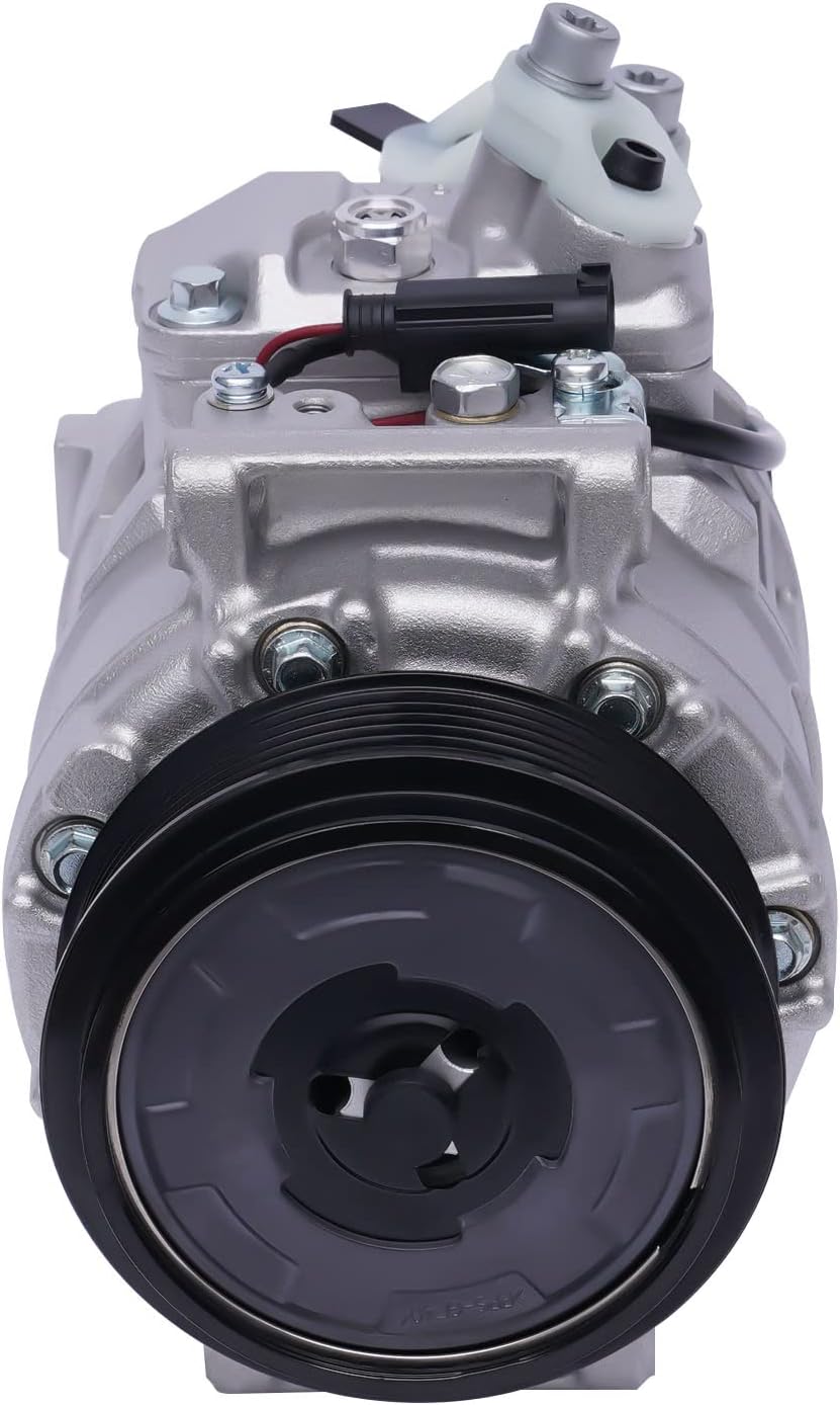 A/C AC Compressor Fit For Mercedes-Benz GL ML320 350 450 R320 350 00-12 CO 10807JC, Low Noise 12V Air Conditioner Compressor Auto Replacement