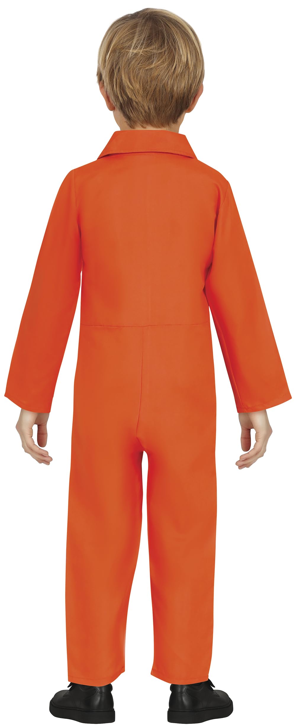 FIESTAS GUIRCA Orange Prisoner Convict Jumpsuit Fancy Dress Child Costume Age 5-6, 5-6 Years - Image 2