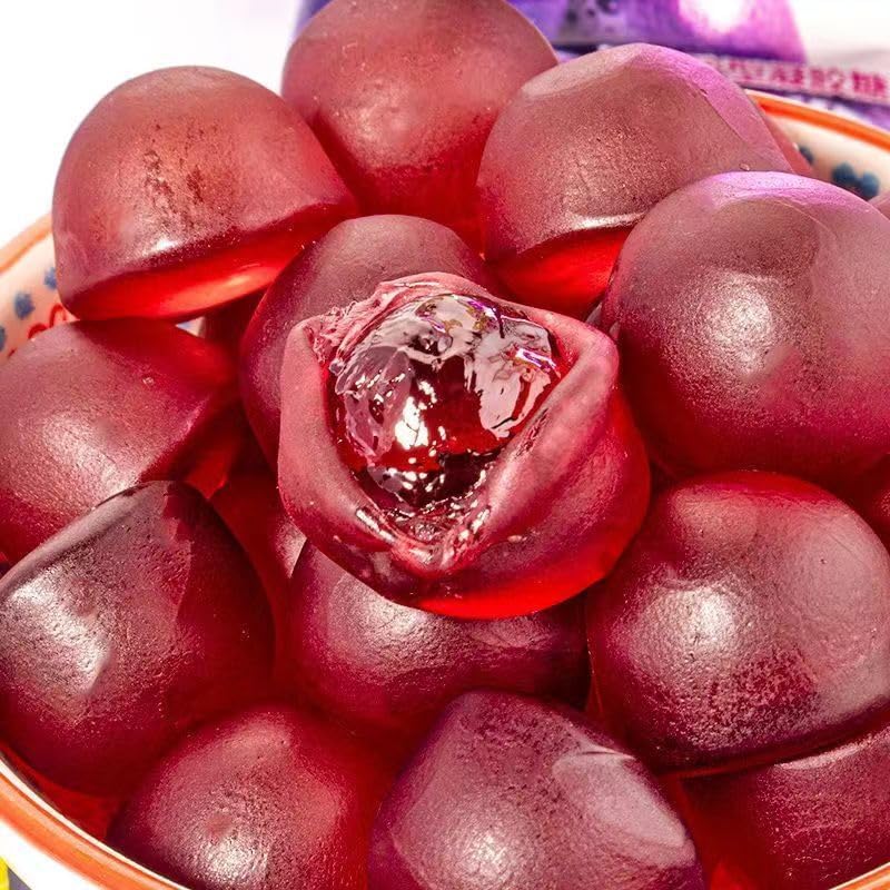 Fruit peelable candy, Gummies, White peach grape mango fruit soft candy, Candied fruits, Fruit chewing candy, Wedding candy, Fudge, Sweet snack gift package, Desserts (20 packs,7 Flavor Mix)