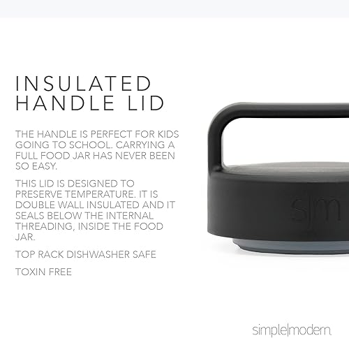 Miniatura 3 de Simple Modern Termo de comida para comida caliente, reutilizable, de acero inoxidable aislado al vacío, a prueba de fugas, almacenamiento para