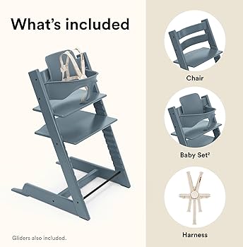 Amazon.com : Stokke Tripp Trapp High Chair 2, Fjord Blue