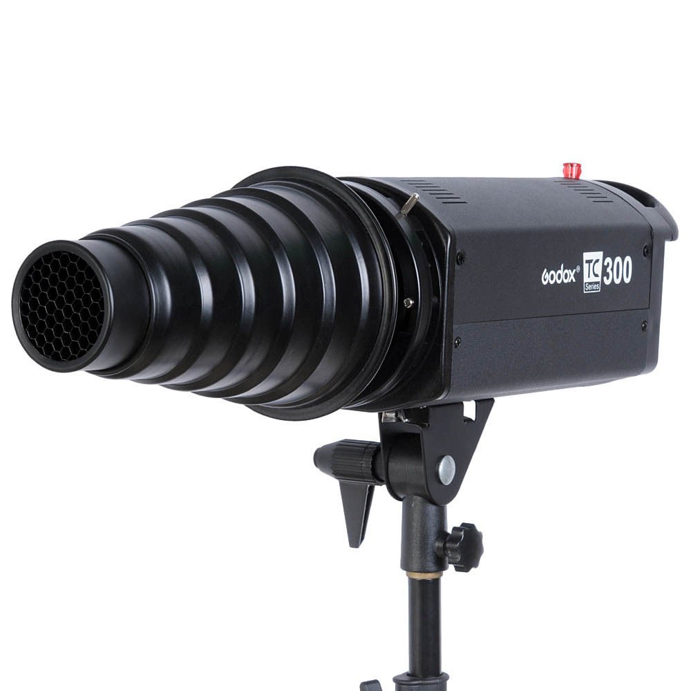 GODOX Sn-01 Snoot Honeycomb Grid Light Beam Tube Accessories (Black)-picture-22