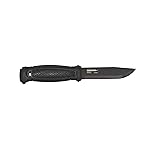 Morakniv Garberg Full Tang Fixed Blade Knife with Carbon Steel Blade, 4.3-Inch, MOLLE Multi Mount System, Black