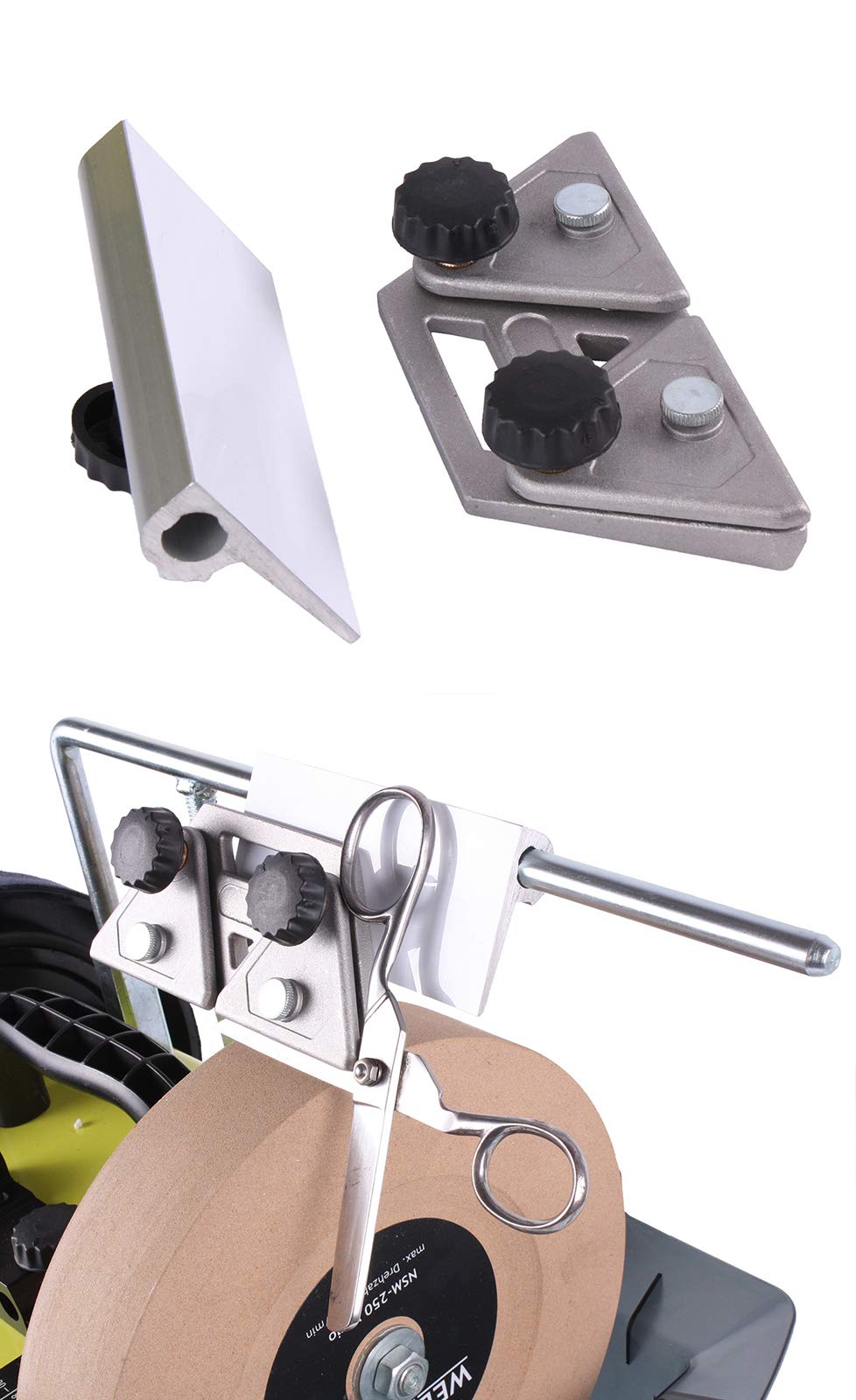 Set WELDINGER Nass-Schleifsystem NSM 250 vario + Haushaltsset HHS-22 (Schleifgerät Naßschleifer) 5 Jahre Garantie