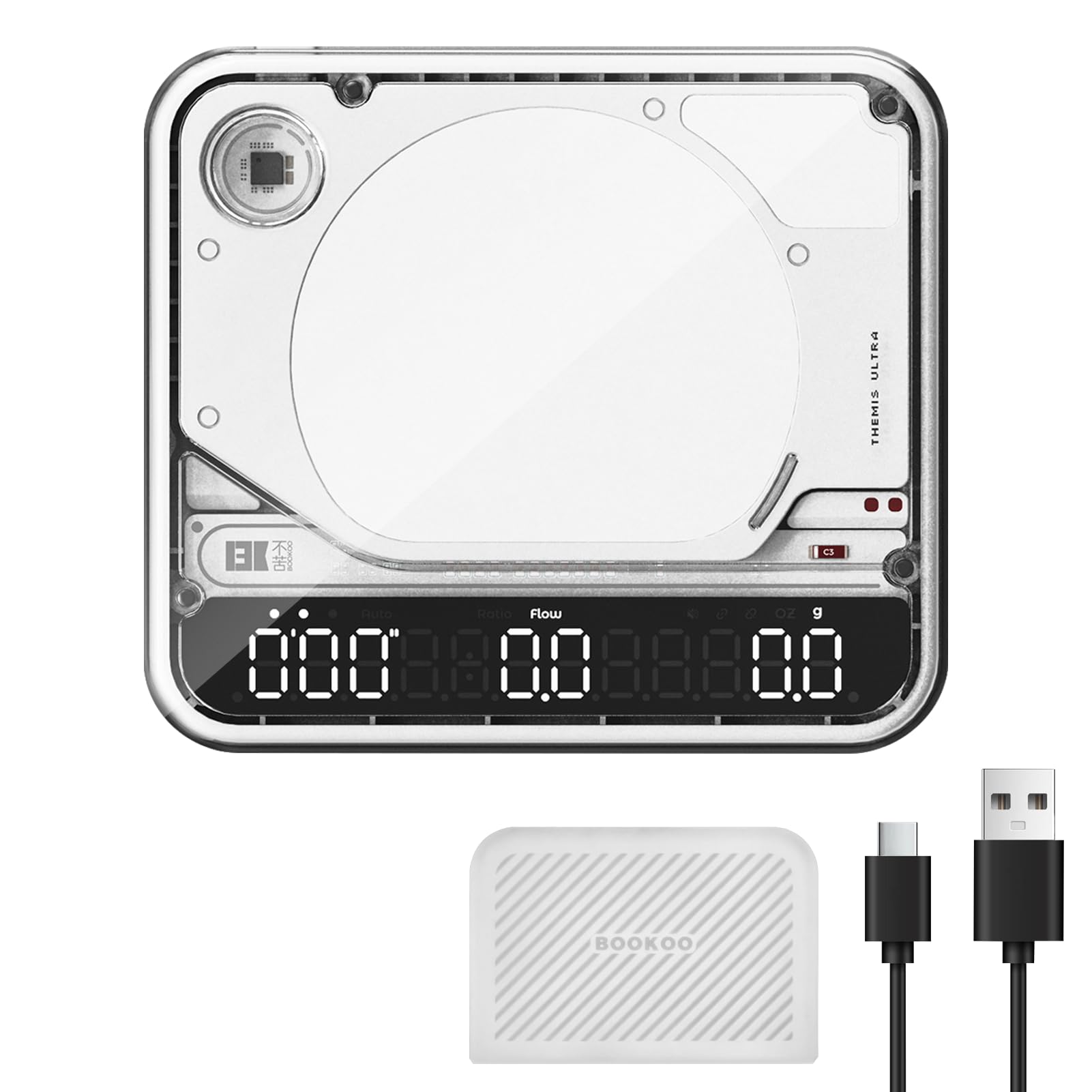 Photo 1 of BOOKOO Themis Ultra Coffee Scale with Timer & App Sync