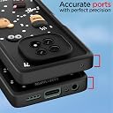 Pikkme Bumper Case for Realme C63 5G | Cute Fun Cartoon 3D Bear Silicone Full Body Protection Back Cover (Black) gallery image