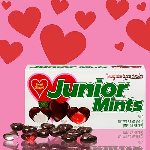 Miniatura 2 de Caramelos de menta junior para el Día de la Madre, paquete de 6 cajas de teatro de mentas junior, incluye mentas cremosas cubiertas de chocolate en