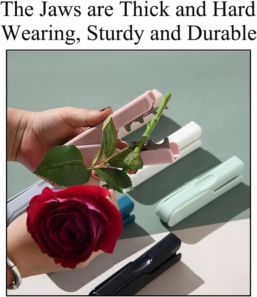 7PCS Flower Thorn and Leaf Remover Tool Roses Thorn Remover Stripper Stripping Tool for Home Outdoor Gardening Florist Flower Arrangement