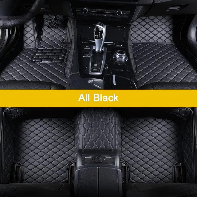 Tapis de sol voiture noir pour TT 2 versions 4 places de 2006 à 2014 - 2