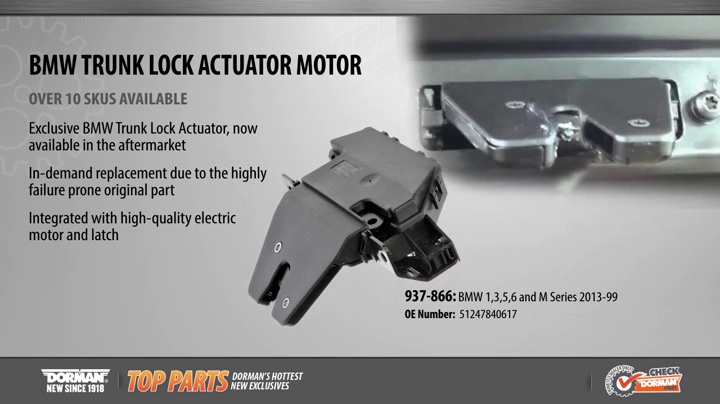 Amazon.com: Dorman 937-866 Trunk Lock Actuator Motor Compatible