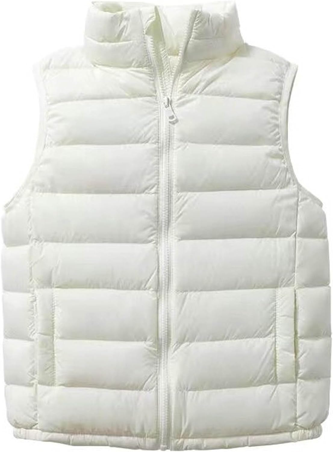 Puffer Vest for Girls Fashion Boys Sleeveless Jacket with Pockets Fall Kids Zip up Jackets Winter Warm Teens Clothes