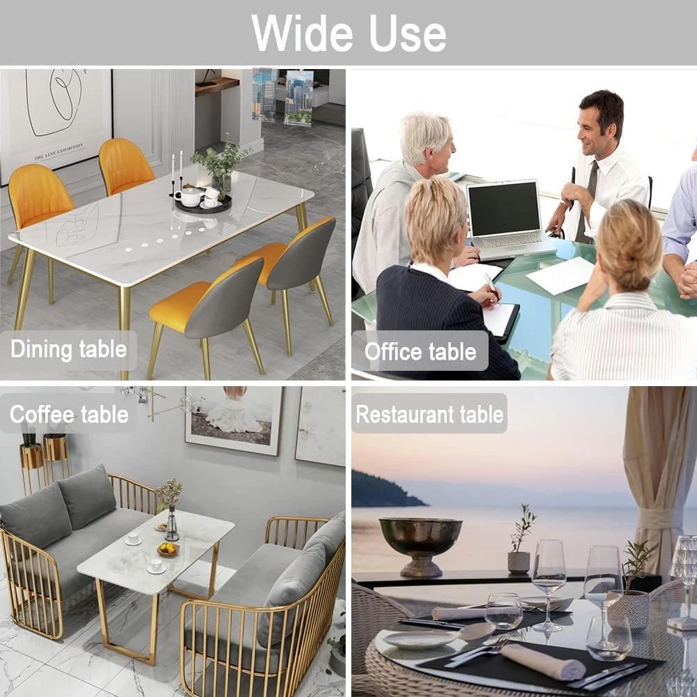 50Pcs 25MM Glass Table Top Bumper, Anti Slip Pads, PVC Glass Table Top Grippers, Non-Adhesive Clear Cushioning pad for Dining Coffee Tables, Workbenches