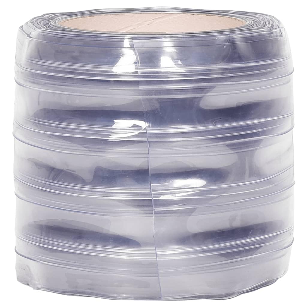 Vorhangstreifen, PVC, transparent, 200 x 1,6 mm, 10 m | Wärmedämmung, Geräuschreduzierung, wasserdicht, Verwendung im Innen- und Außenbereich