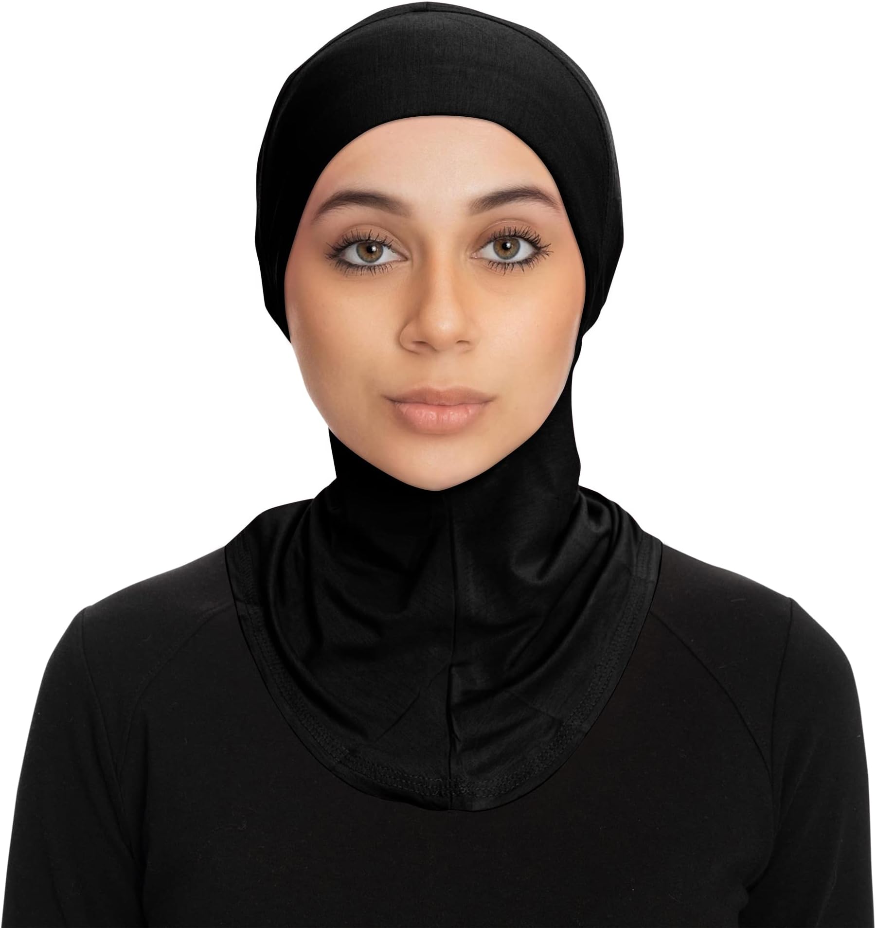 TheHijabStore.com Women's Ninja Hijab Cap Under Scarf Stretch Jersey Full Neck Coverage Hejab - Head Scarf Bonnet Accessories