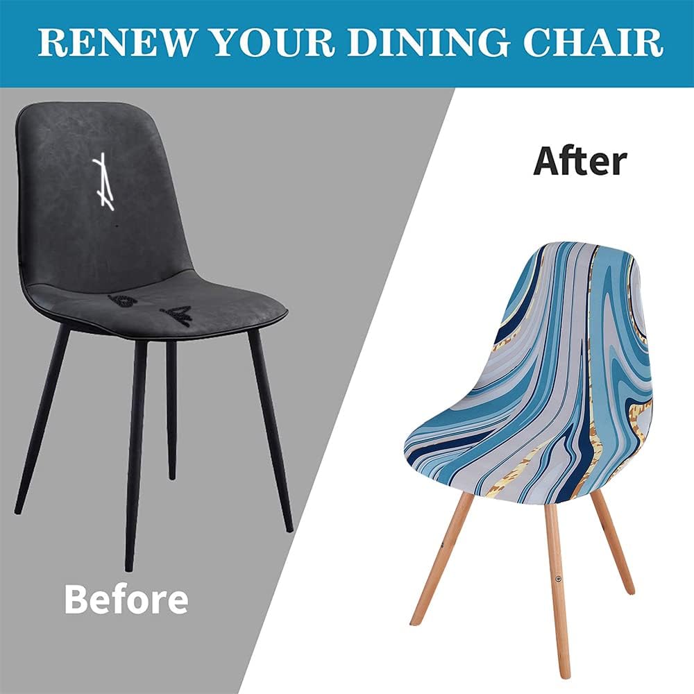 Scandinavian Dining Chairs Covers Stretch Shell Chair Slipcover for Dining Room Scandinavian Chair Slipcovers 2 Pieces