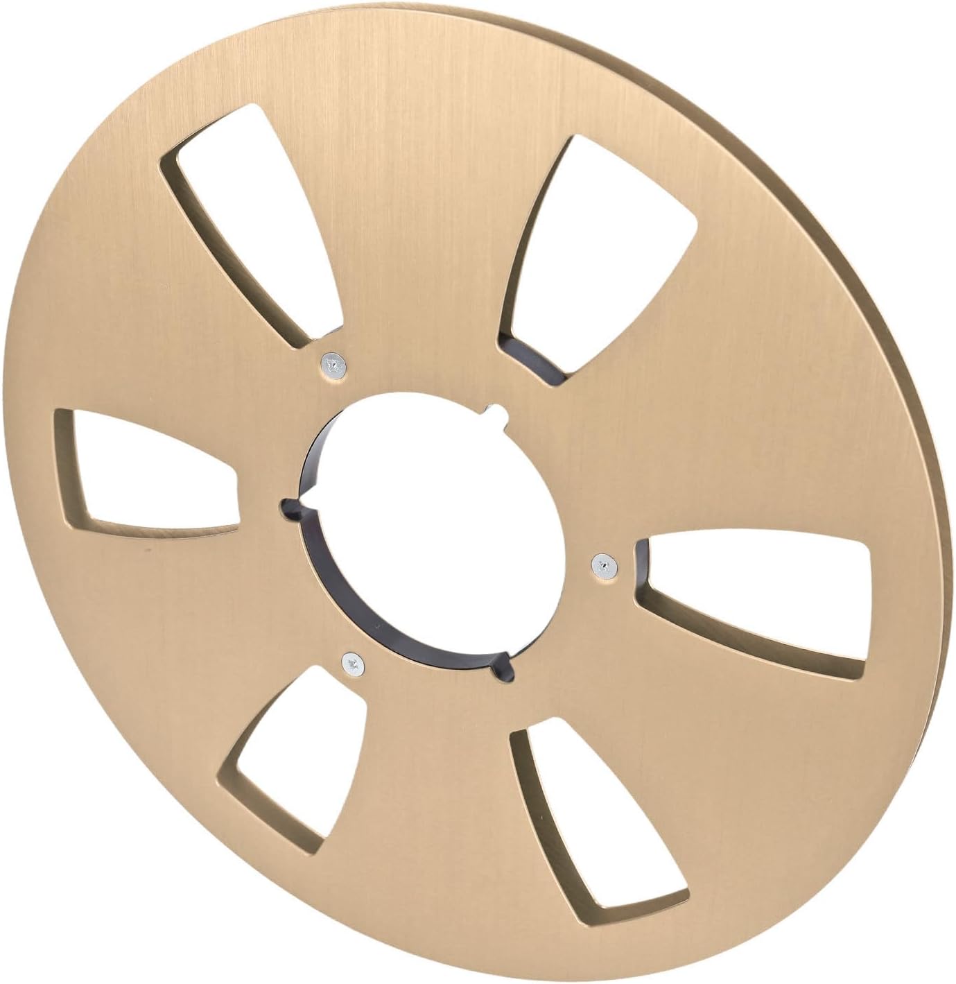 6 Hole Aluminum Alloy Universal Open Reel Sound Tape Empty Reel 1/4 10.5 Inch Empty Tape Reel for for Nab Reel to Reel Tape (Genericy7bgzef6r2-13)