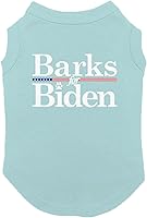 Vista 3 de Barks for Biden - Camisa para perro con elección President 2020 (azul rey, talla XL)