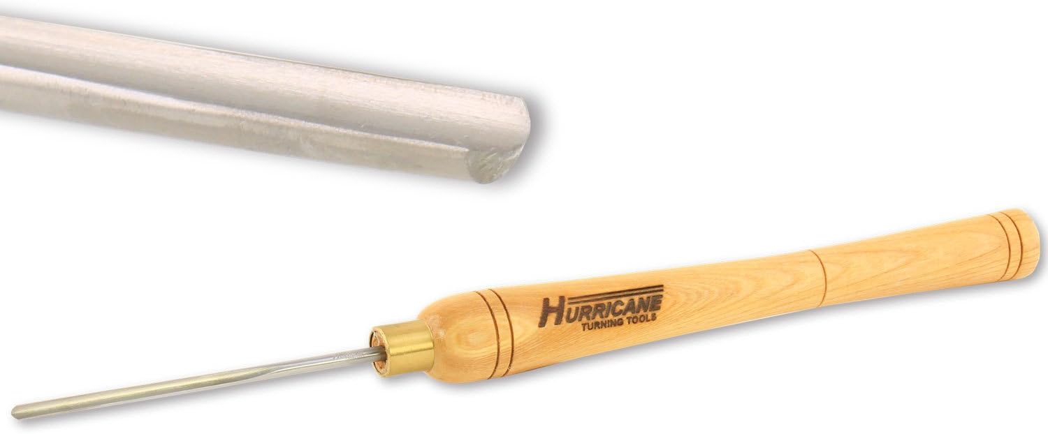 HTT-110, High Speed Steel, 1/4 Spindle Gouge (1/4 Flute) for Woodturning