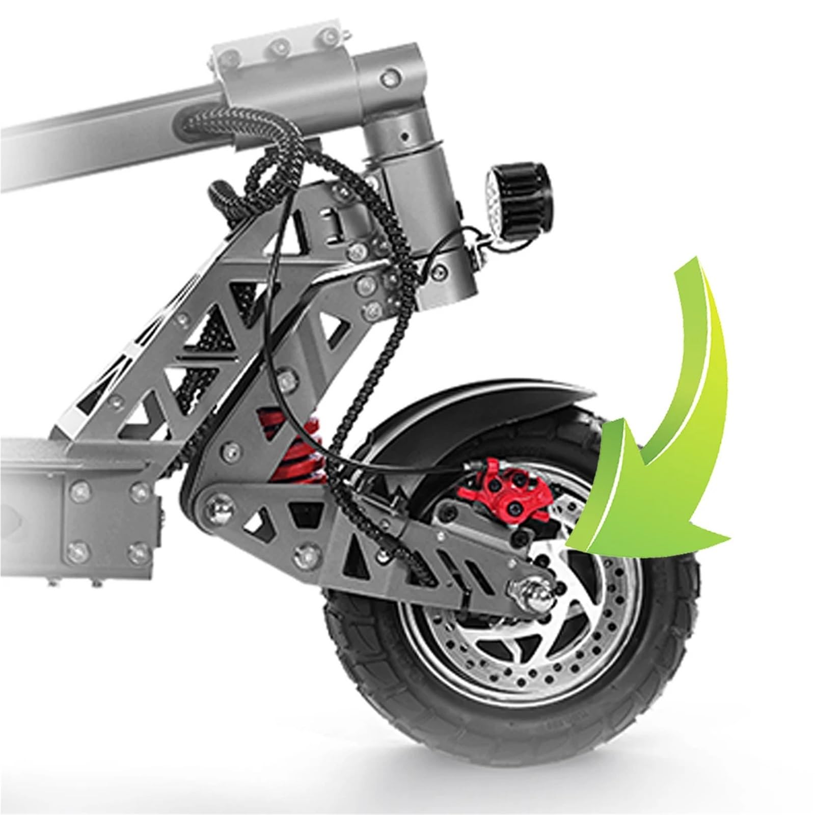 szpule motocykla wahacz Pasuje Do Skutera LANGFEITE C3 10 Cali Przednie Tylne Zawieszenie Widelca Rocker Akcesoria Do Skuterów Wahacz Widelec Ramiona Szpule