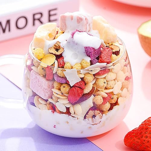 Miniatura 5 de SIJIYUNLI -Chia Seed Yogurt Avena Crunch 400g14.1oz Desayuno nutricional, bajo en azúcar, congee, fibra dietética