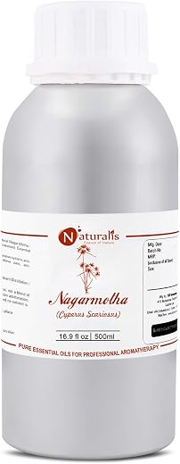 Naturalis Essence of Nature Nagarmotha Essential Oil 100% Undiluted Pure and Natural Therapeutic grade for Skin Care, Hair...