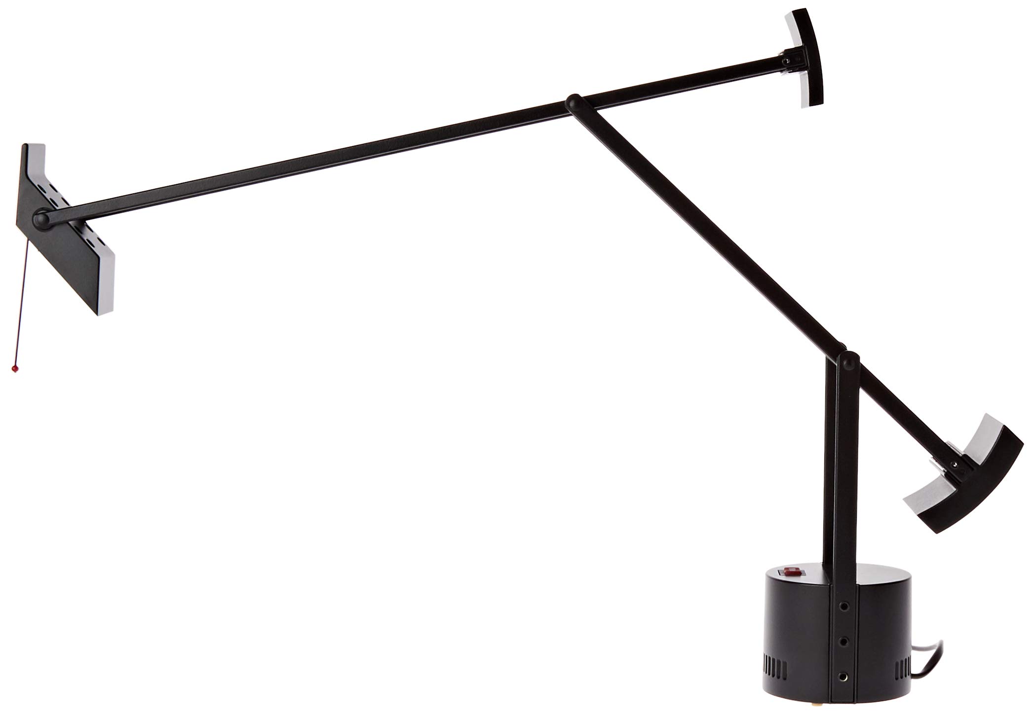 Artemide - Oryginalna lampa stołowa Tizio Micro. Wysokiej jakości lampa stołowa z aluminium w klasycznym wzornictwie. Made in Italy, A003100, czarna