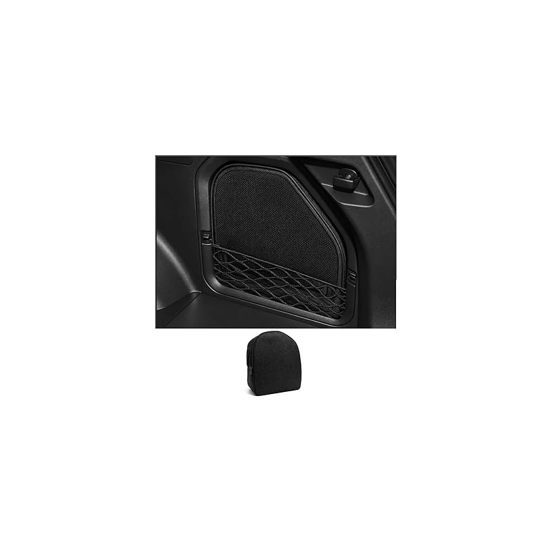 Organizador Lateral para Porta-Malas HOLEMISINN Compatível com Toyota RAV4 Hybrid e Plug-in Hybrid 2026, Tecido Oxford 600D, Preto