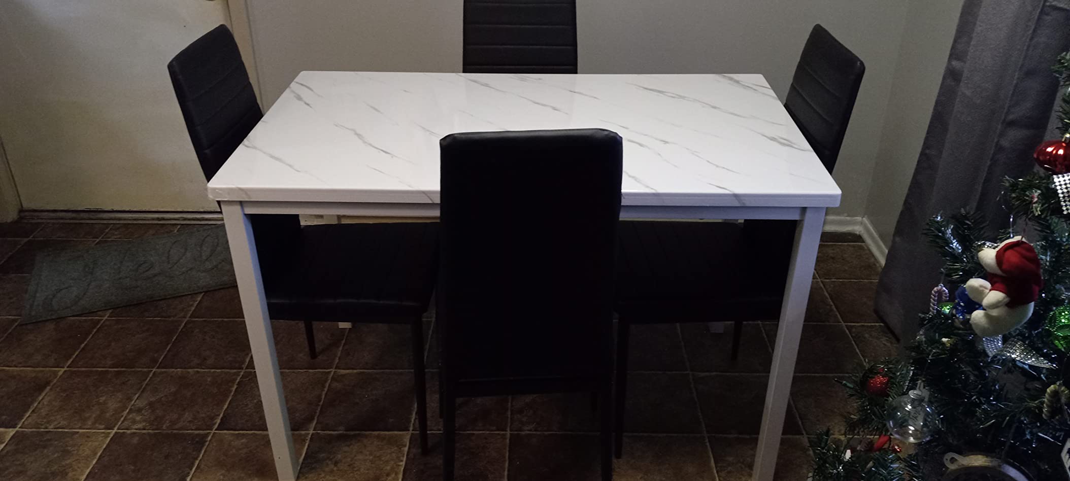 45/mo Finance tantohom Dining Table Set for 4, Metal Frame Furniture