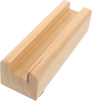 Solid Wood Floor Mirror Base Full Heavy Duty Support Stand Non- Cushion Versatile Design for Bedroom and Living Room Decor and Modern Easel Holder