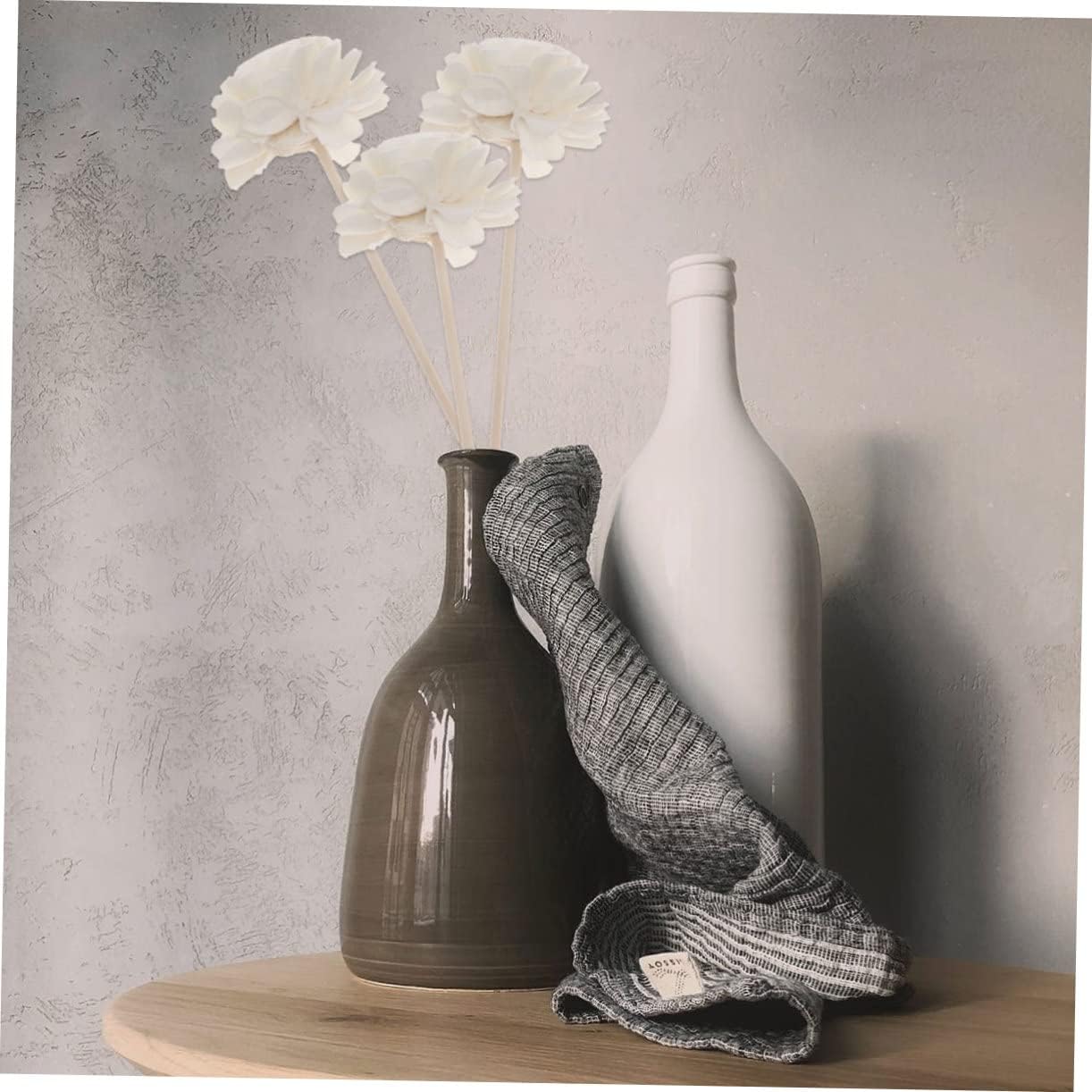 Xmas 5 Pcs Flower Rattan Reed Diffuser Sticks for Home Fragrance