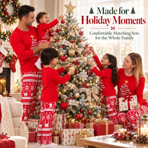 VIPARK Family Christmas Pajamas Matching Sets, 2026 Holiday PJs for Women — view 5
