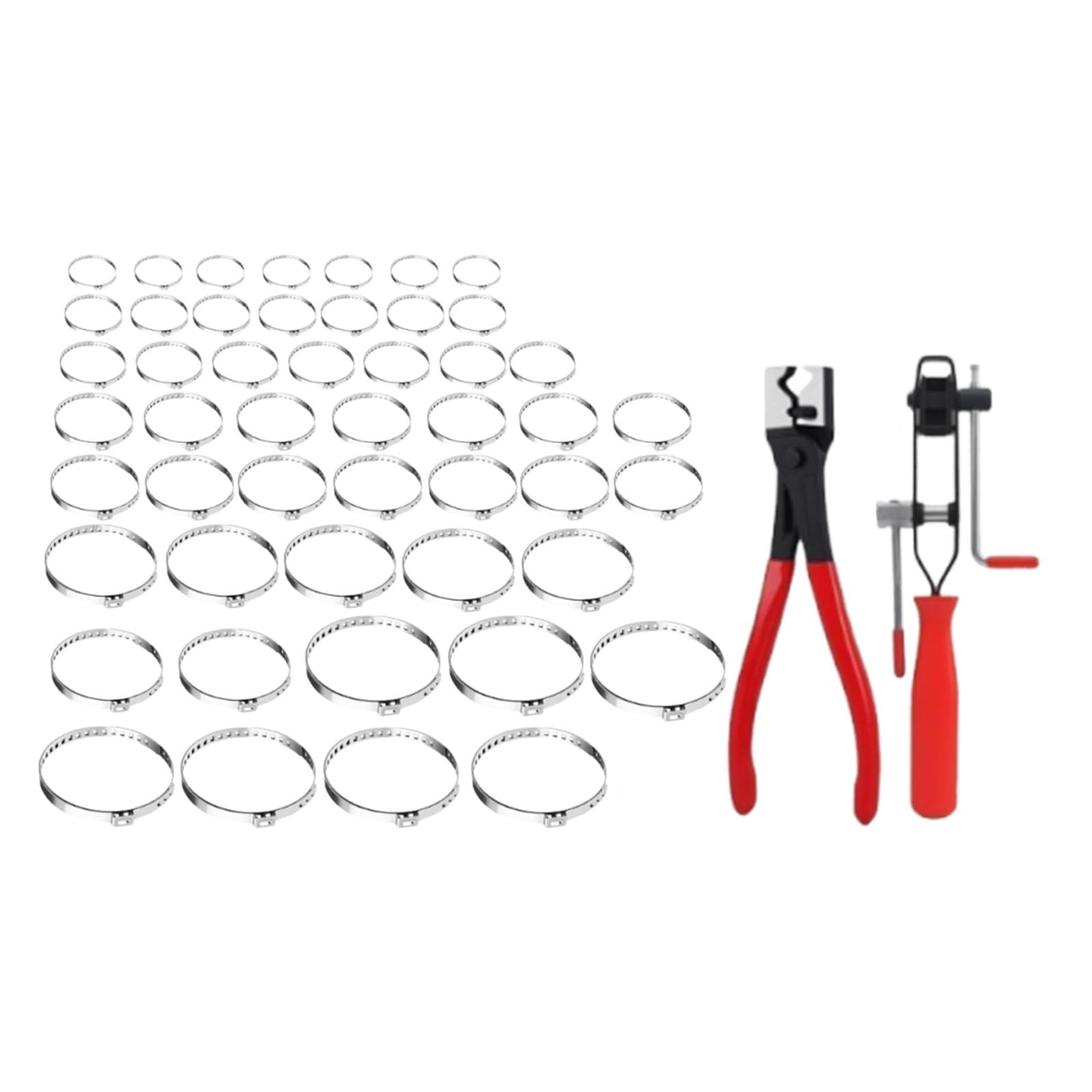 F Fityle Kit surtido de alicates para abrazaderas de manguera con abrazadera de acero inoxidable para juntas homocinéticas, compactos, resistentes y multiusos, Style B