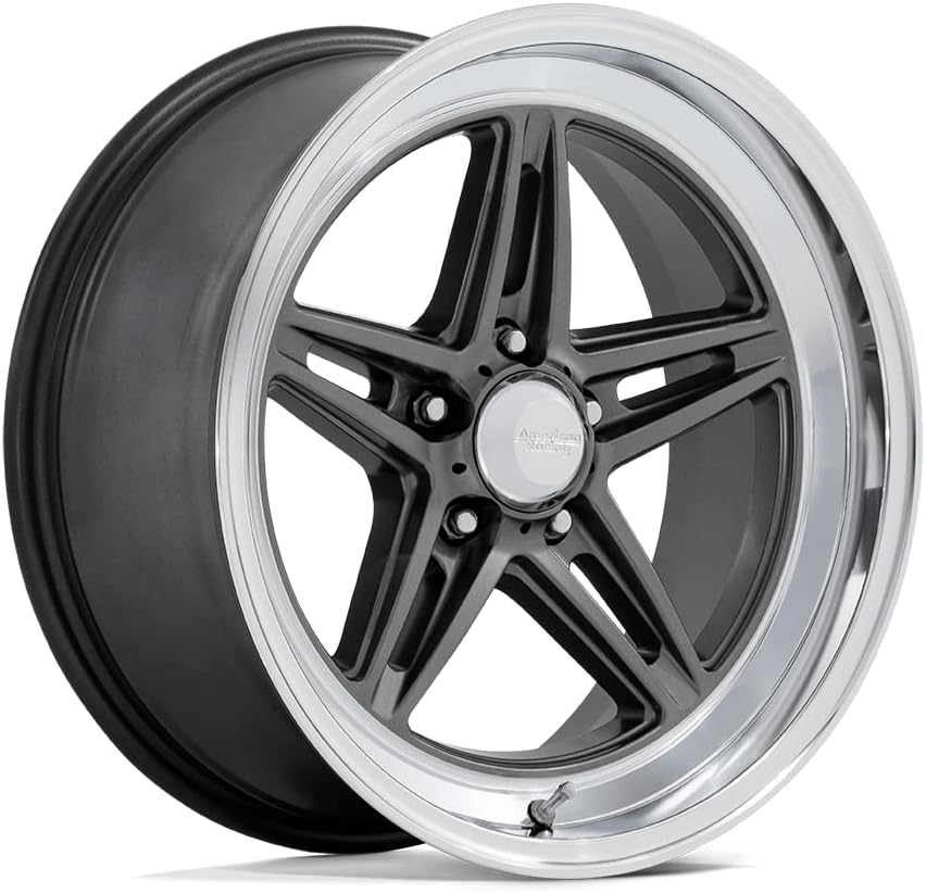 American Racing Vintage VN514 GROOVE 20X10 5X5.0 4.71 -20mm ANTHRACITE WITH DIAMOND CUT LIP - VN514AD20105020N