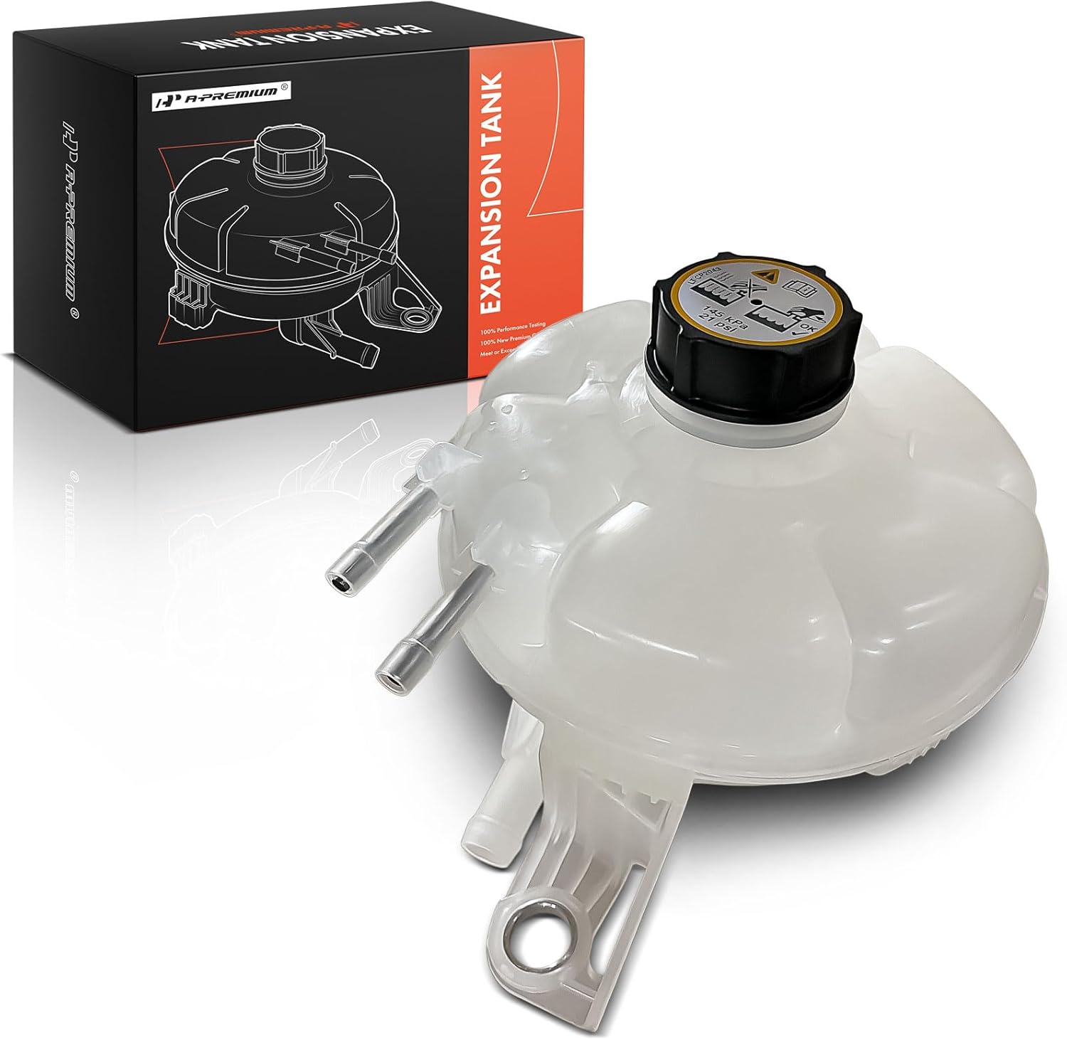 A-Premium Engine Coolant Overflow Recovery Reservoir Tank [With Pressure Cap] Compatible with Ford Escape 2020-2024, Bronco Sport 2021-2024, Maverick 2022-2024