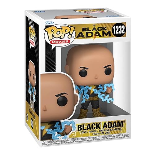 Funko Pop! Movies: Black Adam - Black Adam No Cape With Lighting Chest - Chance Of Chase, Multicolor, Standard, 64189 #TOP1