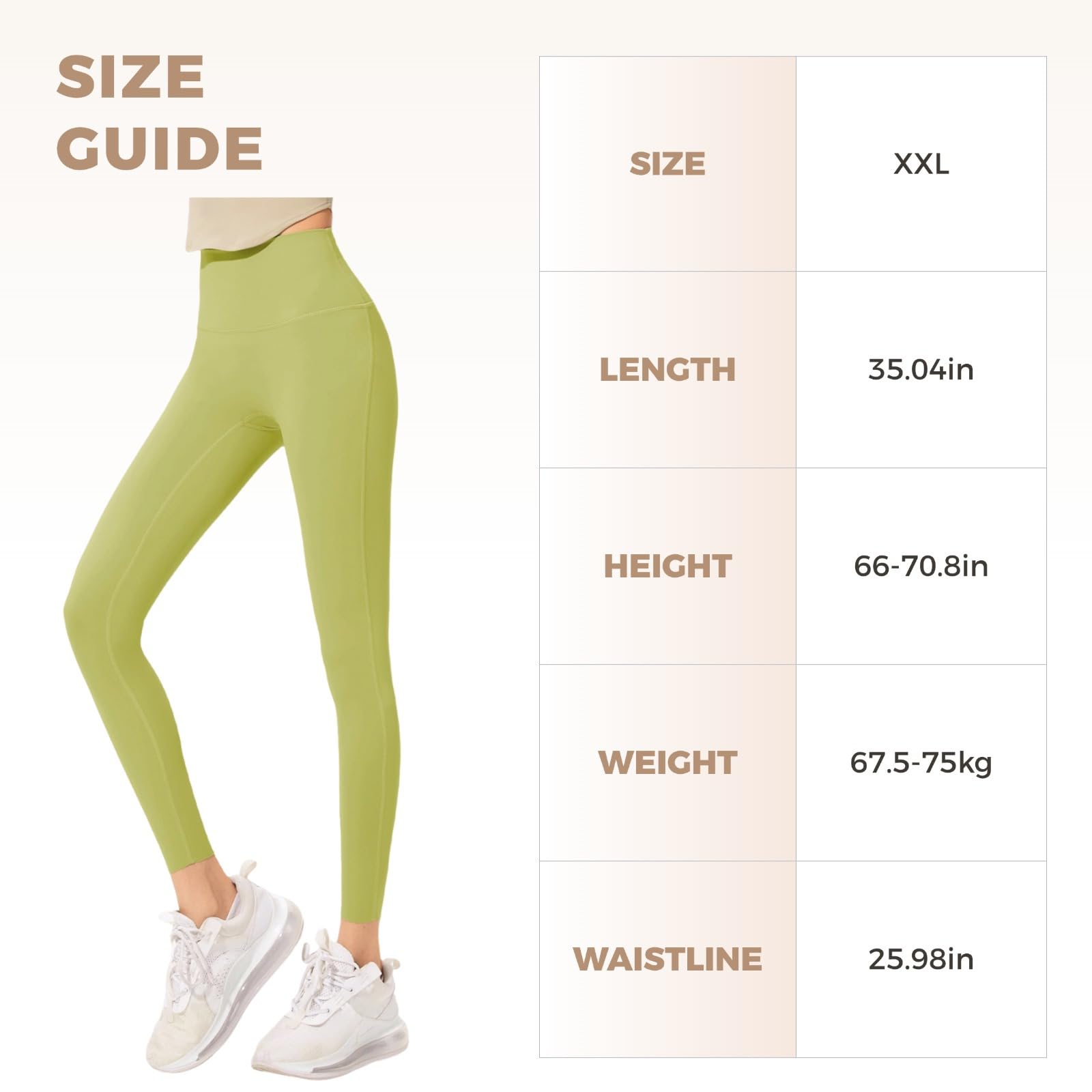 Legginsy do jogi z wysokim stanem dla kobiet, legginsy treningowe do jogi i wypoczynku, pasują do wzrostu 150 cm - 140 cm, 67-75 kg, zielone, ZIELONY, rozmiar uniwersalny