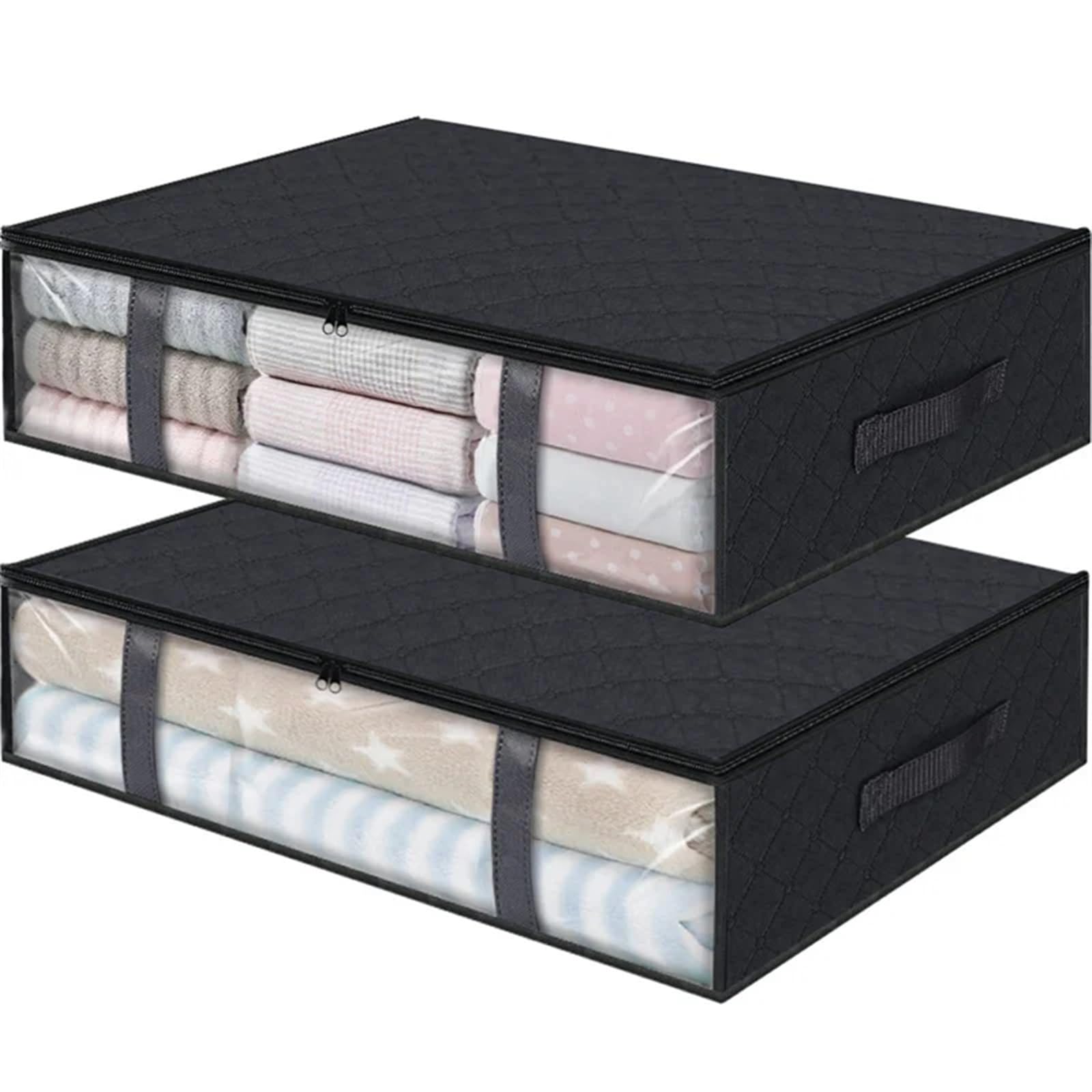 Steppdecken-Kleider-Organizer Vlies-Unterbett-Aufbewahrungstasche, großes Fassungsvermögen, faltbar, for Kleidung, Bettdecke, Kissen, Kleidung, Steppdecke, Aufbewahrung, Organizer, Aufbewahrungstasche