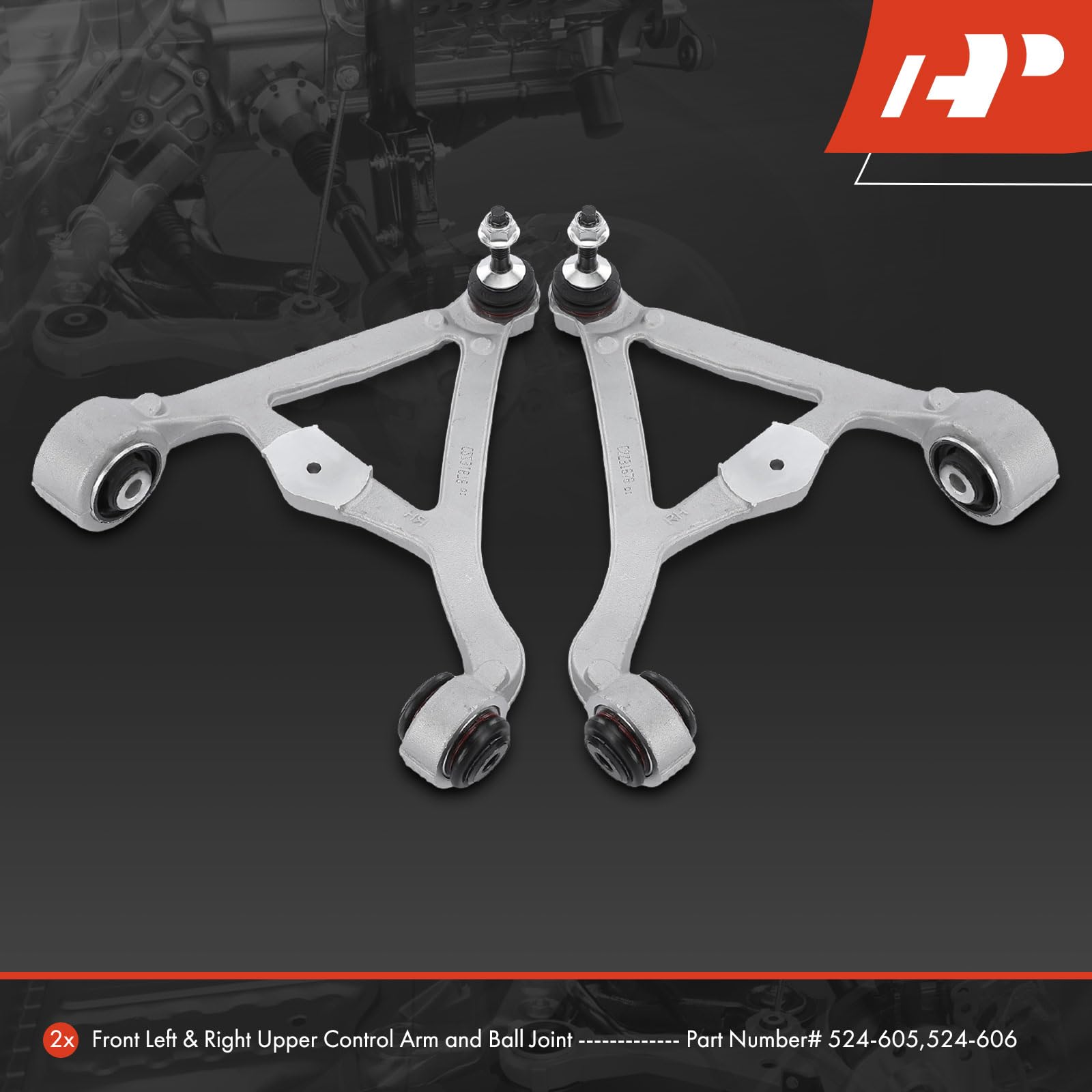 Amazon.com: A-Premium 2 x Rear Upper Control Arm, with Ball