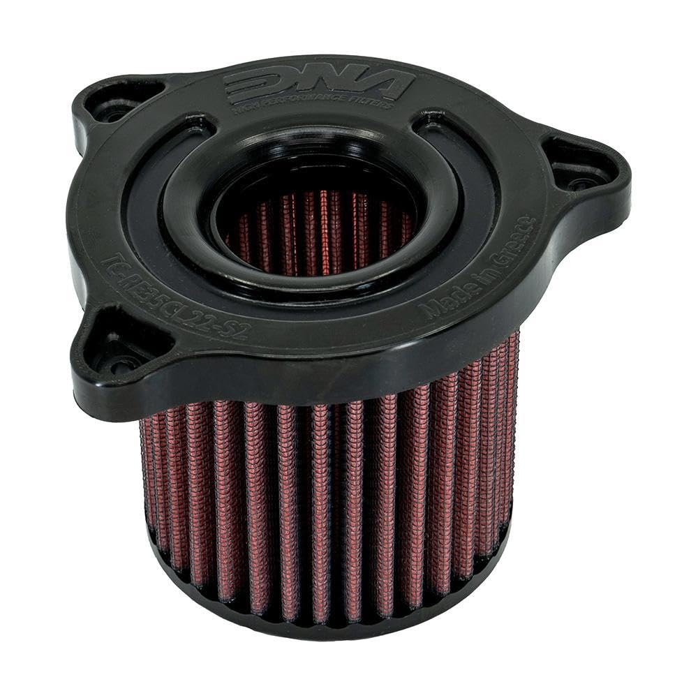 DNA Hochleistungs Sportluftfilter Stufe-2-Aircover und Filter-Kombination kompatibel für Royal Enfield Bullet 350 (23–25) mit 99,48 % höherem Luftdurchsatz PN: R-RE35CL22-S2-COMBO